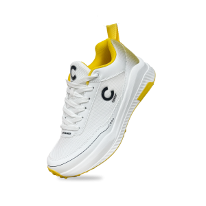 Champ C300 Rubber – Cricket Shoes – White and Yellow