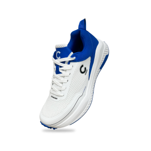 Champ C500 Rubber – Cricket Shoes – White and Blue