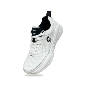 Champ C500 Rubber – Cricket Shoes – White and Black