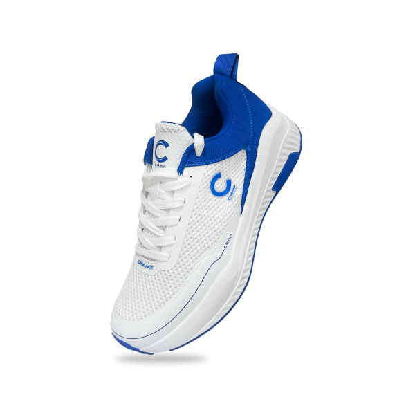 Champ C500 Spikes – White and Blue