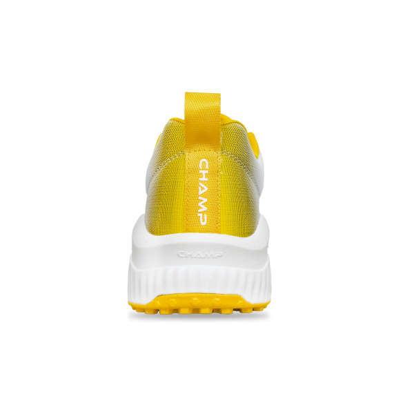 Champ C300 Rubber – Cricket Shoes – White and Yellow - Image 2