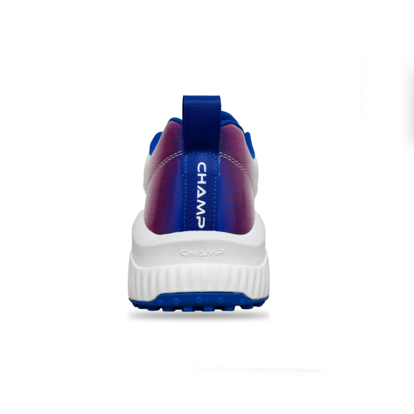 Champ C300 Rubber – Cricket Shoes – White and Blue - Image 4