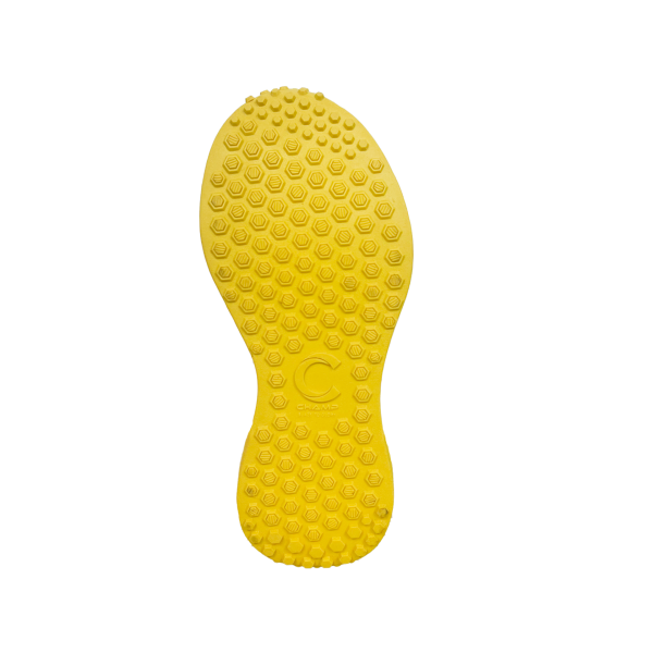Champ C300 Rubber – Cricket Shoes – White and Yellow - Image 5