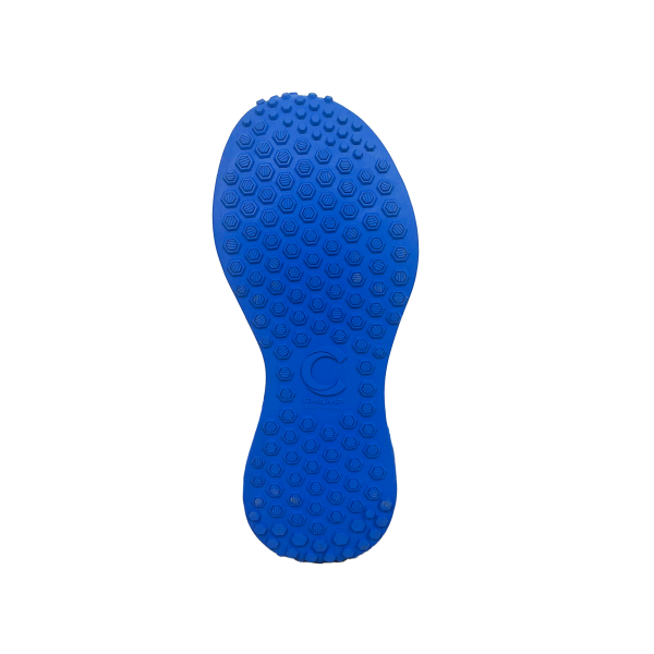 Champ C300 Rubber – Cricket Shoes – White and Blue - Image 3