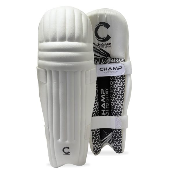 Champ Elite Moulded – Light Weight – Pads – Ambidextrous – Black and White – Adult - Image 2