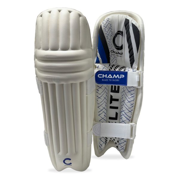 Champ Elite Moulded – Light Weight – Pads – Ambidextrous – Royal Blue and White - Image 3