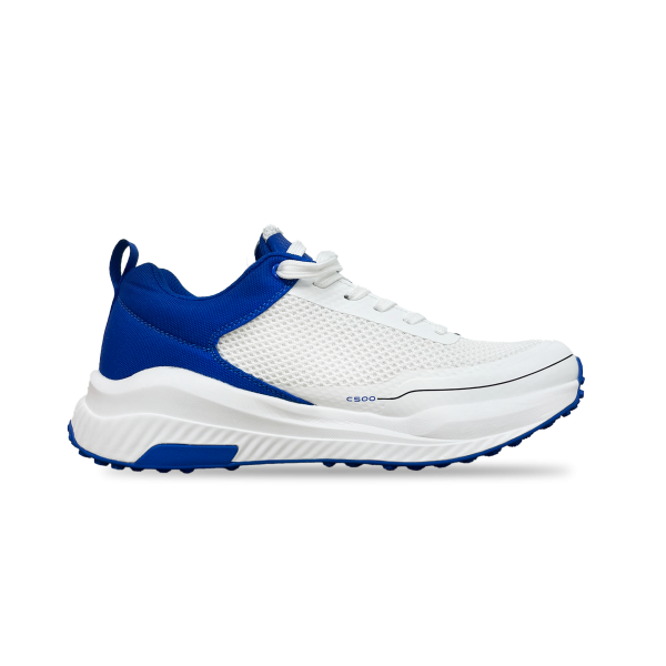 Champ C500 Rubber – Cricket Shoes – White and Blue - Image 4