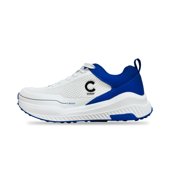Champ C500 Rubber – Cricket Shoes – White and Blue - Image 5