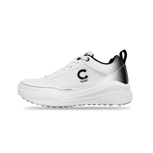 Champ C300 Rubber – Cricket Shoes – White and Black - Image 3