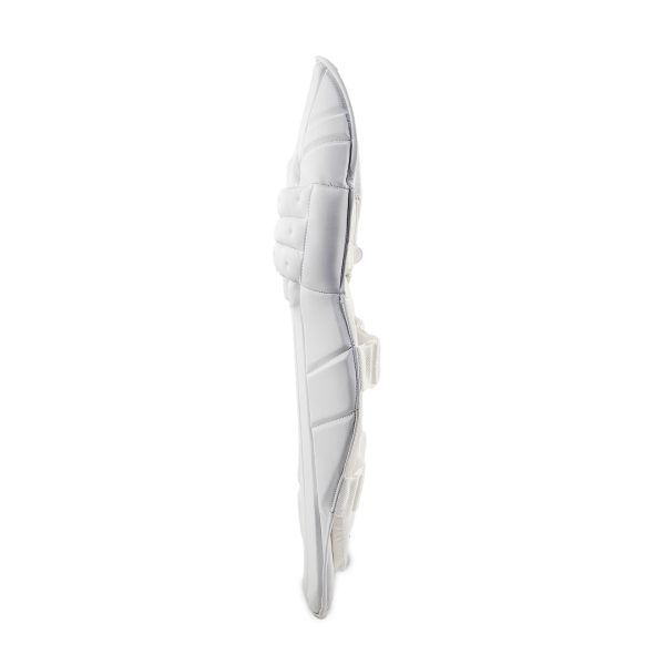 Champ Elite Pro 1.0 – Light Weight – Batting Leg Guard – Black And White - Image 2