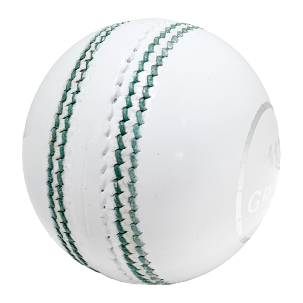 Champ 113g Cricket Ball – White - Image 2